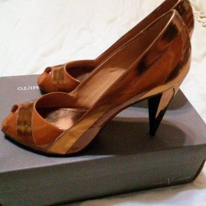 Vince Camuto Peep Toe High Heel Shoes